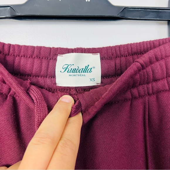 kuwalla pinuuck jogger pant Burgundy/ women size XS - Picture 8 of 12